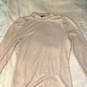 Loft shimmery long sleeve shirt